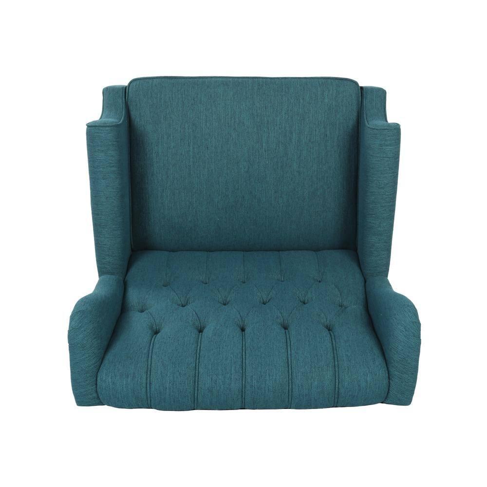 Apaloosa Oversized Wingback Press-Back Recliner Teal - Christopher Knight Home
