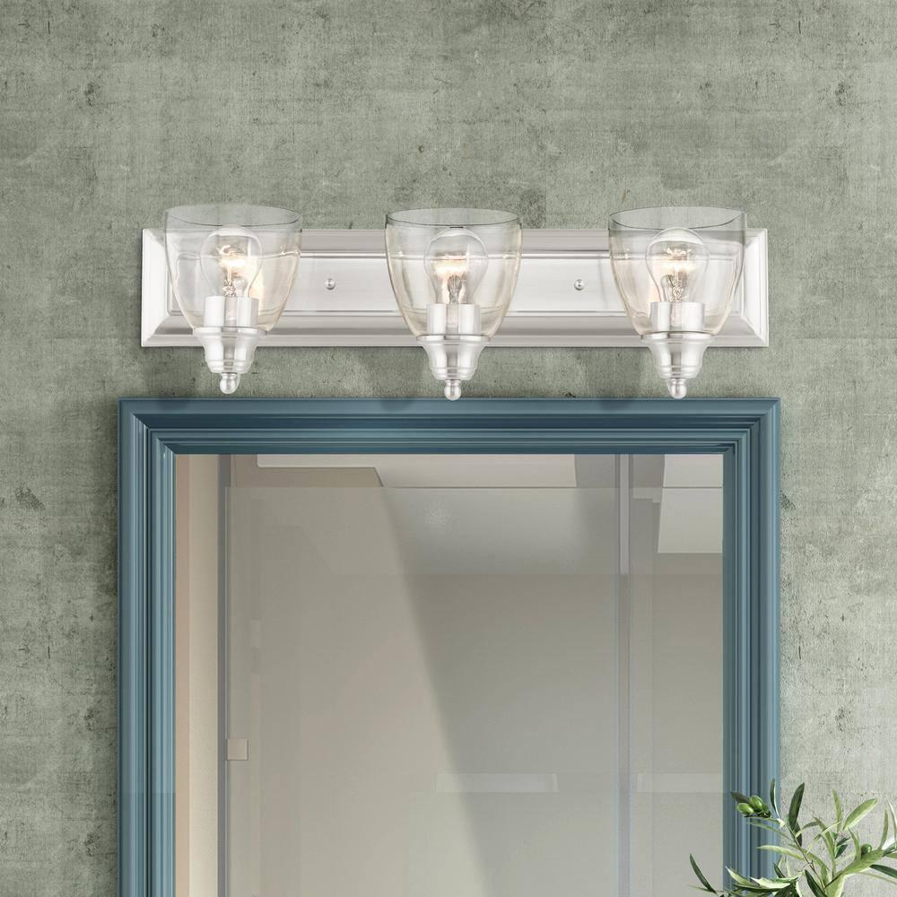 Livex Lighting - Birmingham - 3 Light Bath Vanity in New Traditional Style - 24