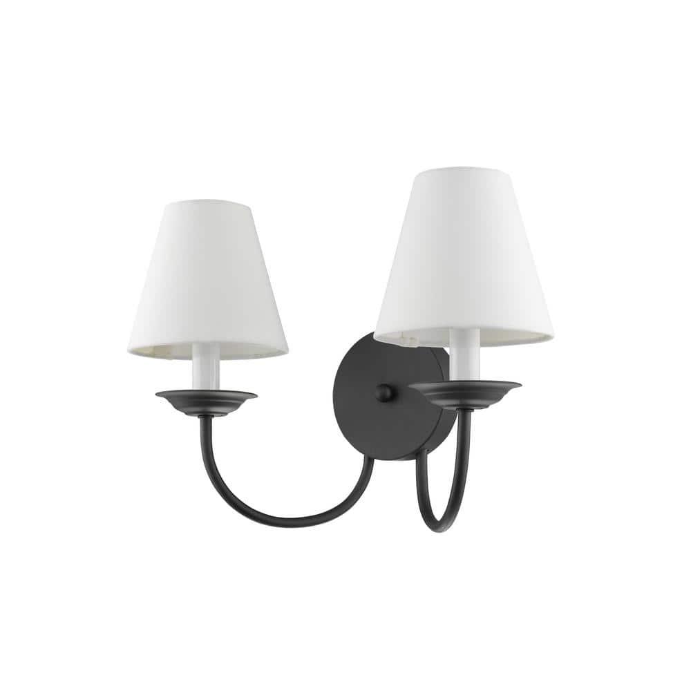 Livex Lighting Mendham 2 - Light Wall Light in  Black