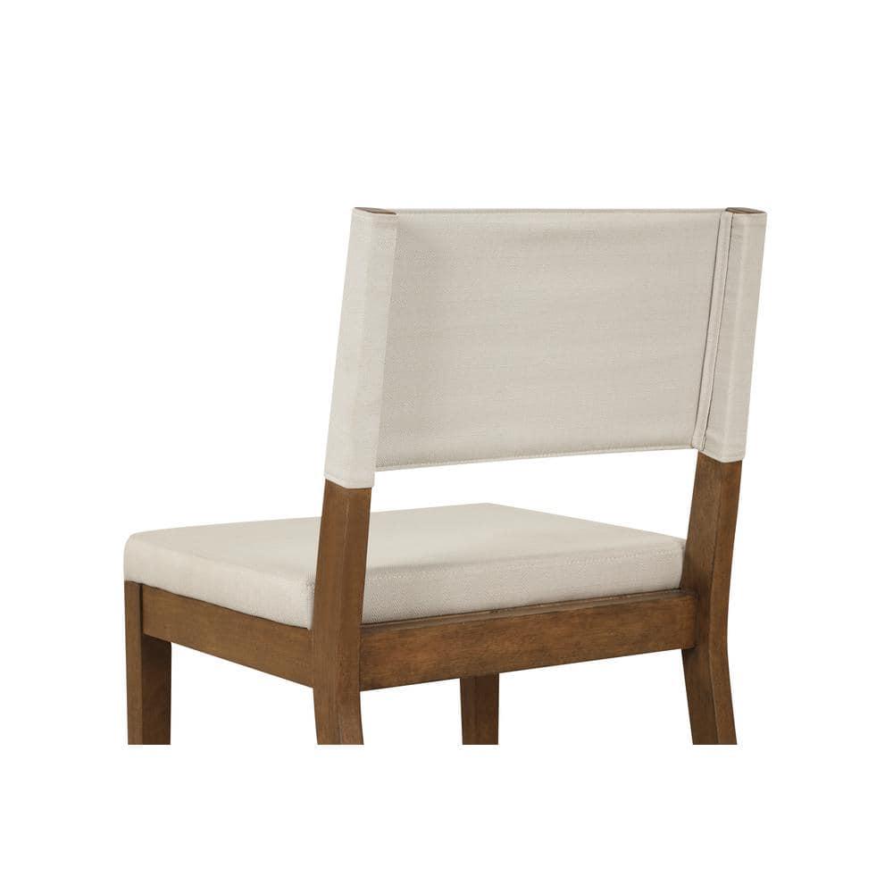 Nathan James Set of 6 Linus Dining Chair Light Gray