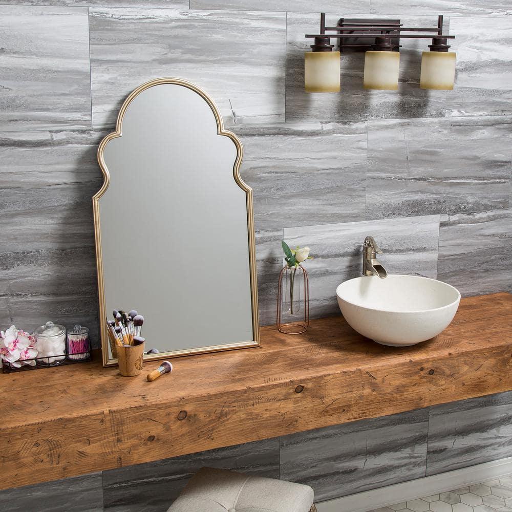 Palisade 25.6 in. x 14.8 in. Interlocking Vinyl Waterproof Wall Tiles