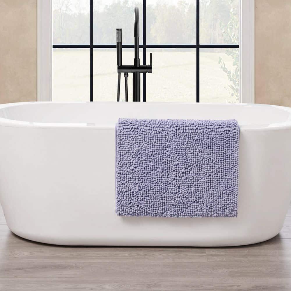 Resort Collection Chenille Plush Loop Bath Mats