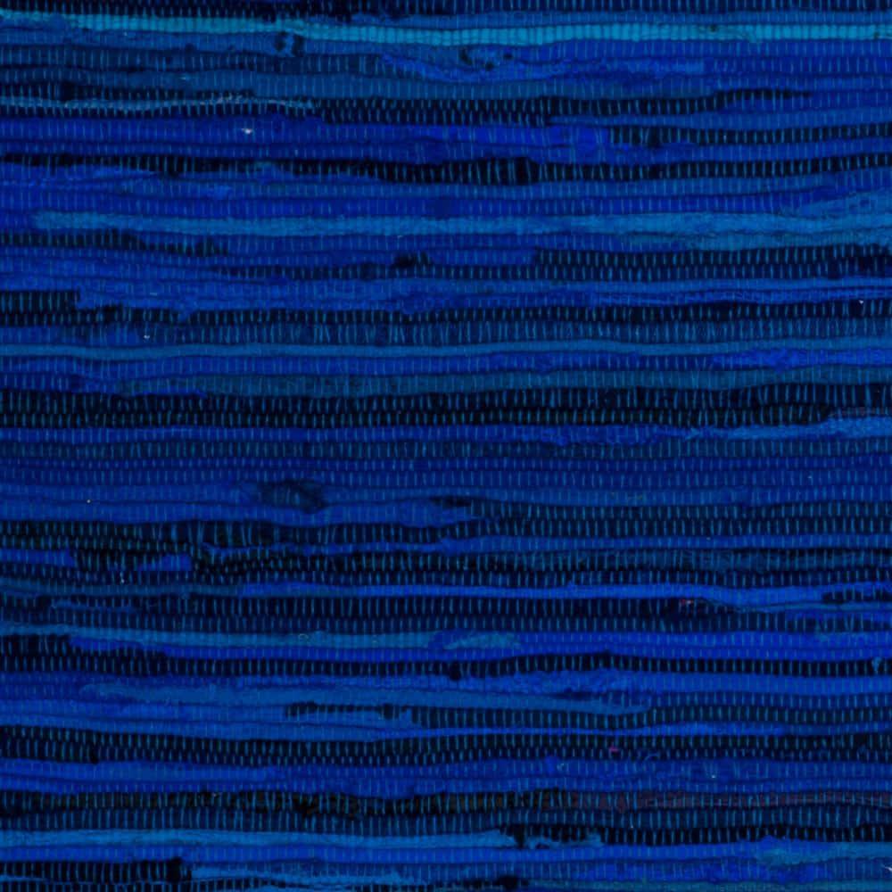 Rag Runner Rug RAR130 Hand Woven Runner Rug - Blue/Multi - 2'3"x7' - Safavieh.