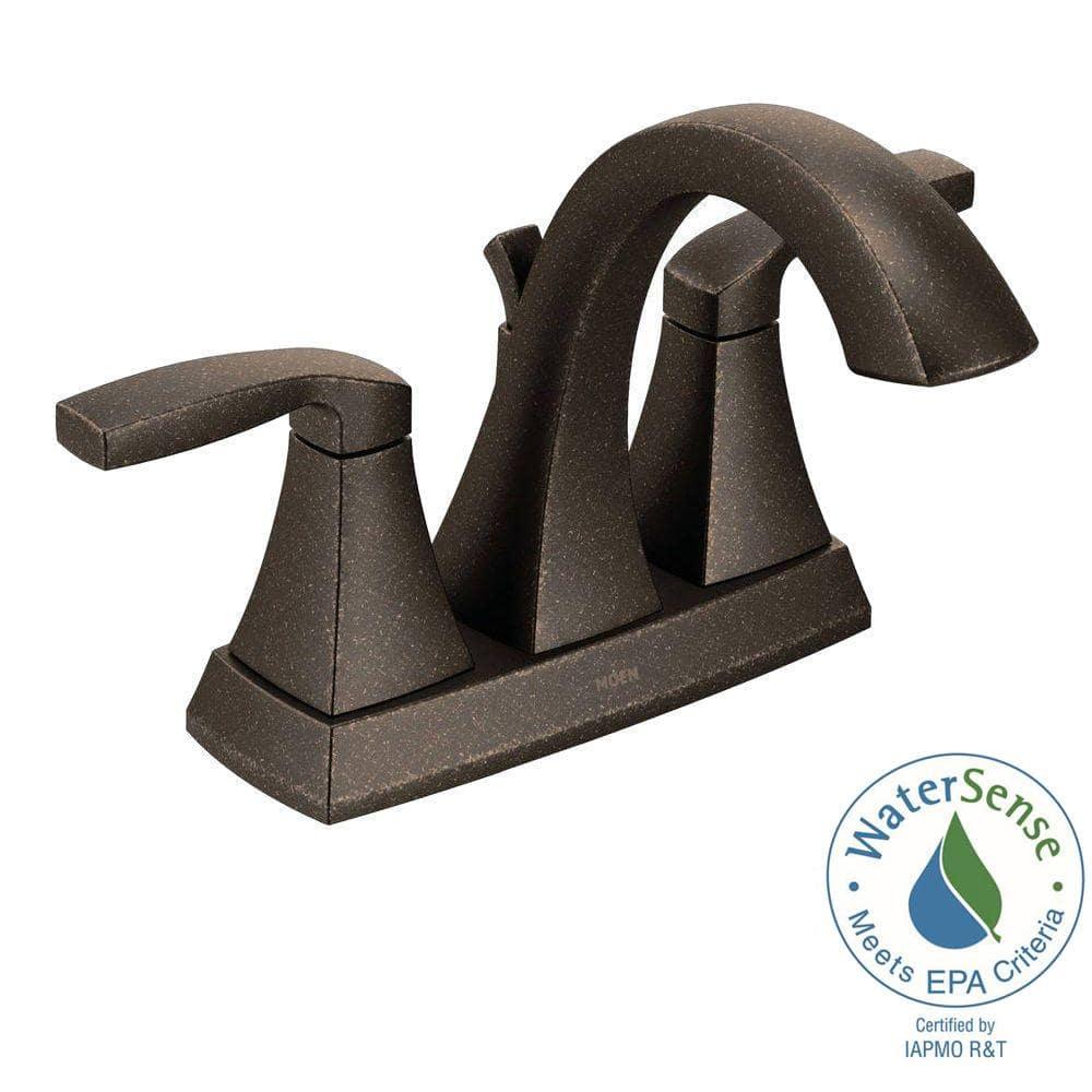 Moen Voss Centerset Bathroom Faucet with Drain Assembly