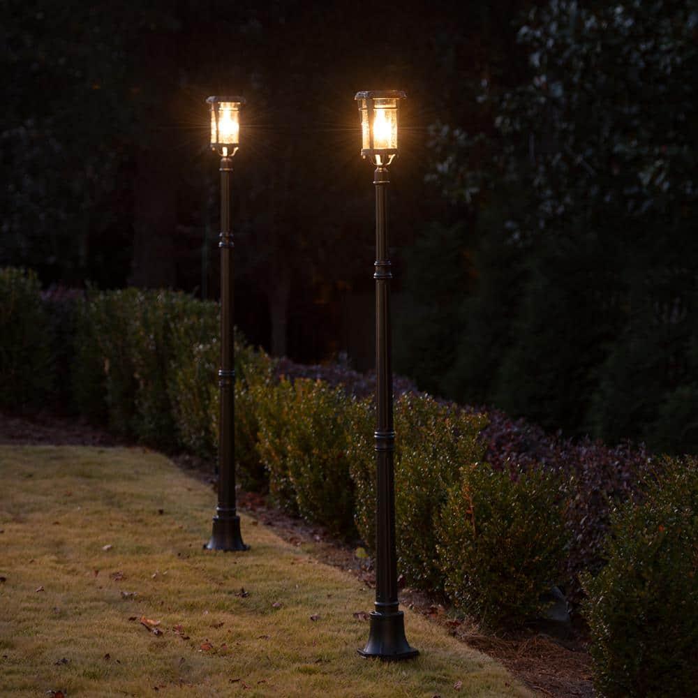 Aurora Bulb Post Lamp with EZ Anchor