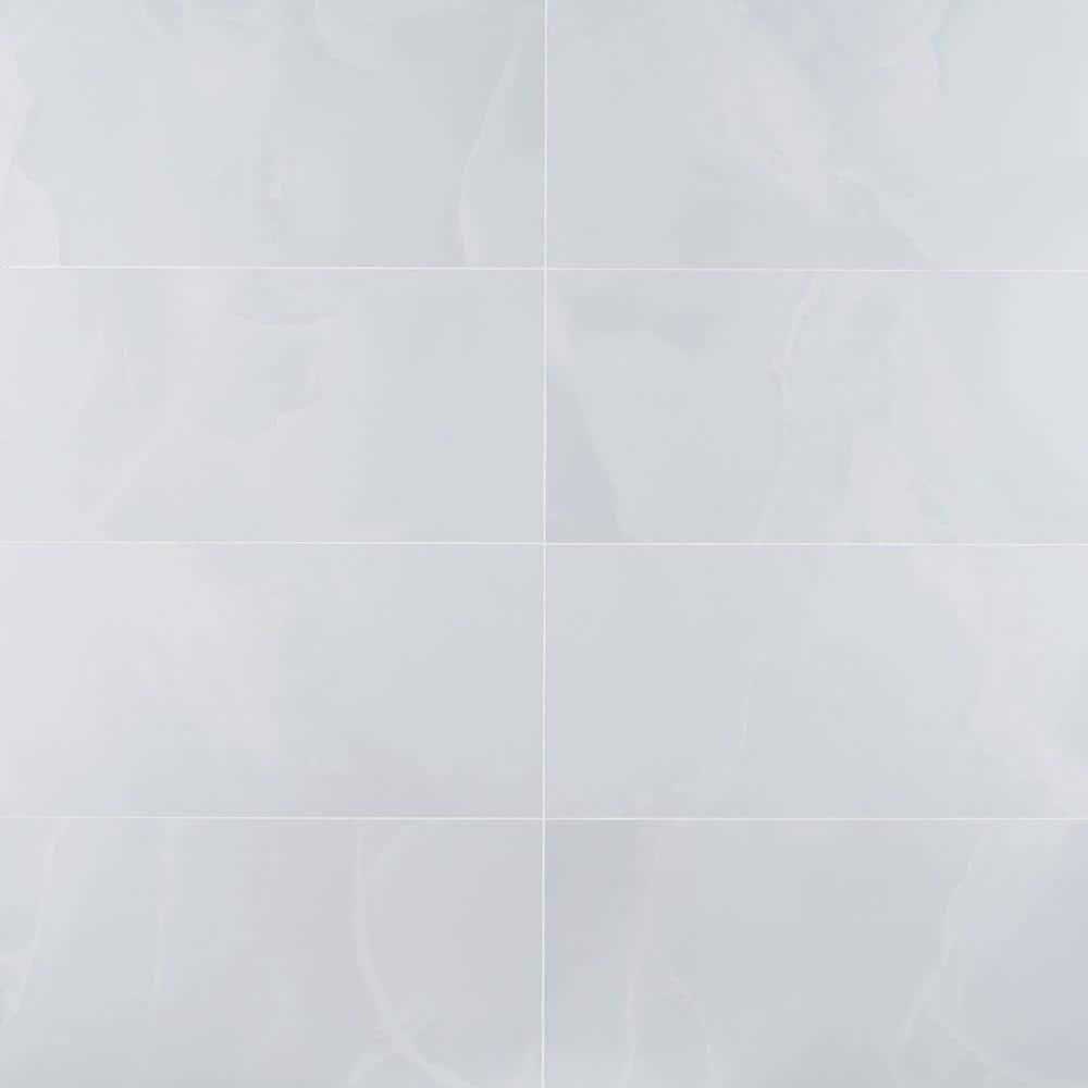 Bond Tile 12" x 24" Polished Marble Look Porcelain Floor and Wall Tile