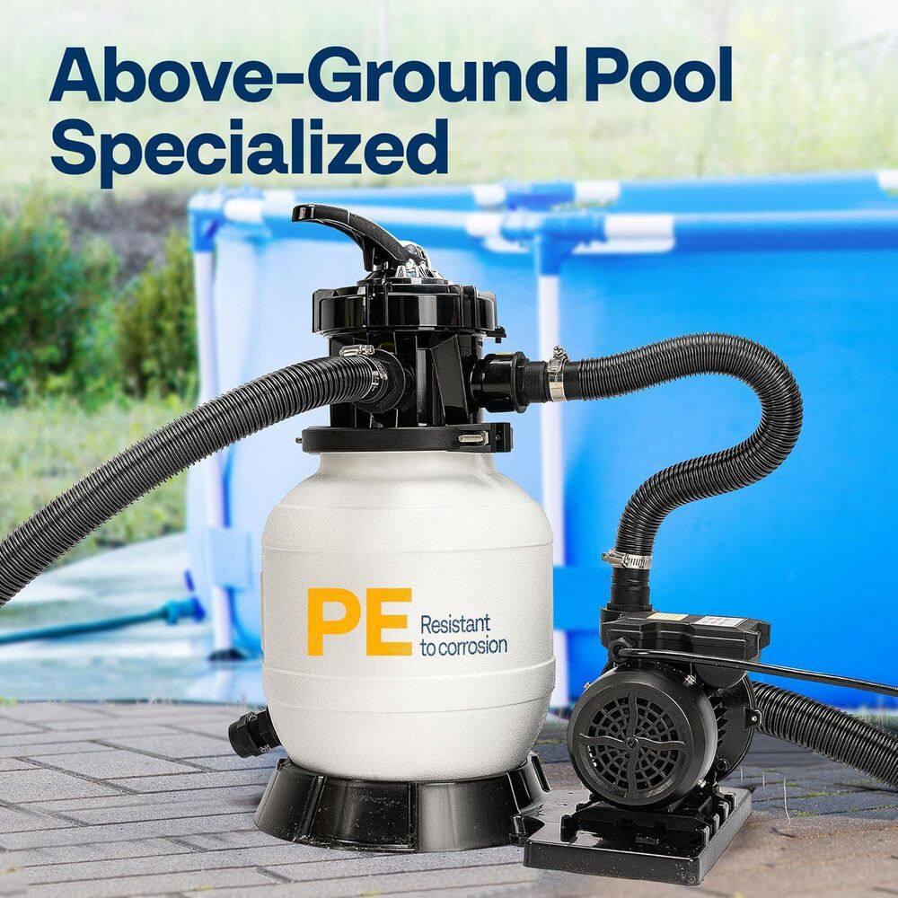 VIVOHOME 4600 Gallons 2087 GPH Above Ground Pool Sand Filter Pump