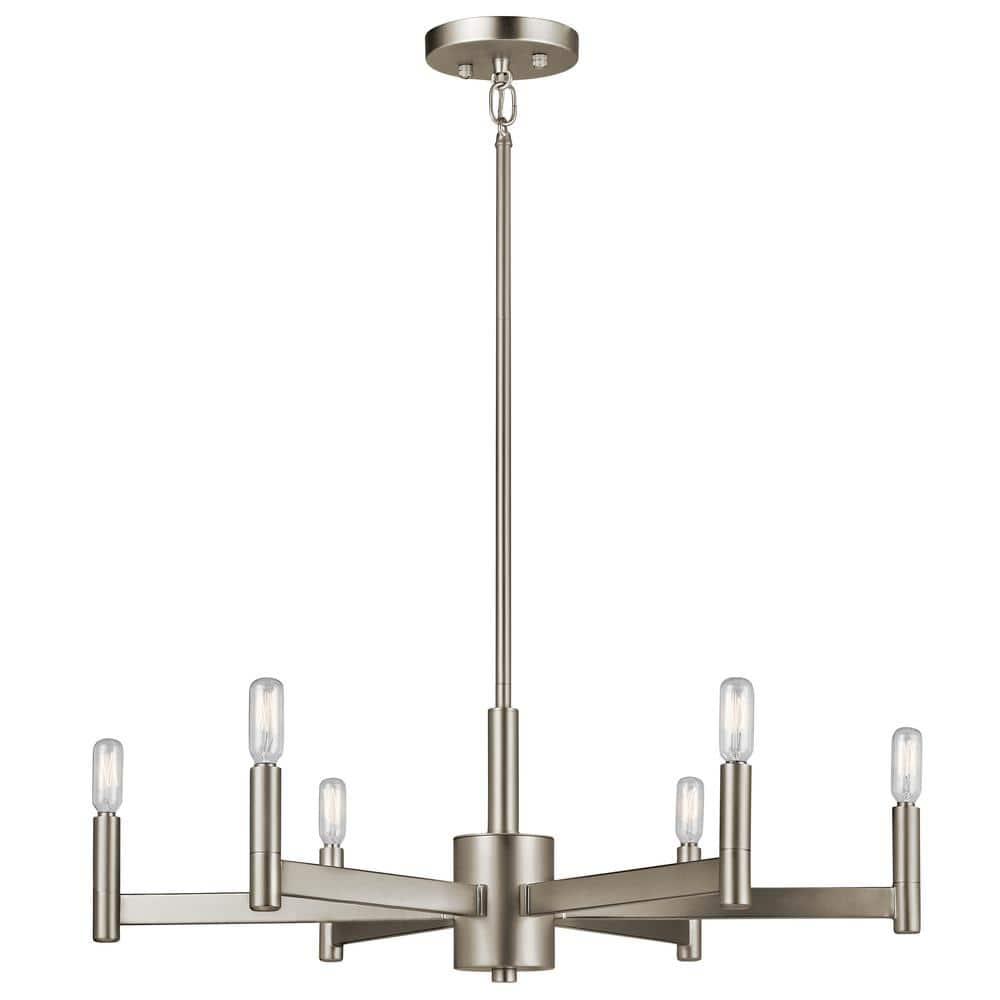 Kichler Lighting Erzo 6 - Light Chandelier in  Satin Nickel