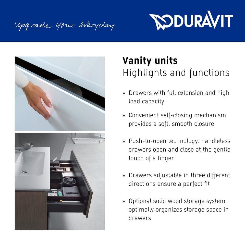 Duravit 40.13'' Wall Mounted Single Bathroom Vanity Base Only