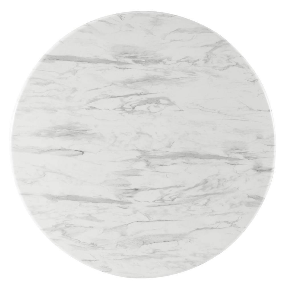 Modway Modway Gallant Round Performance Artificial Marble Dining Table