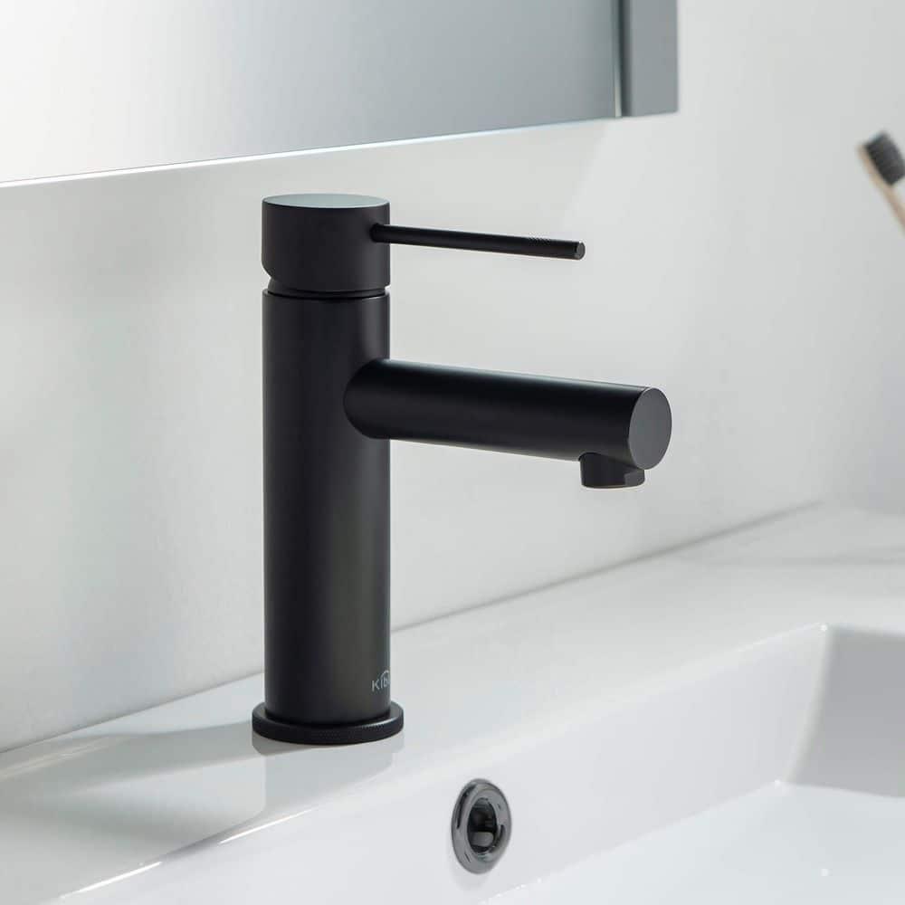 Kibi Circular X Single Handle Bathroom Vanity Sink Faucet