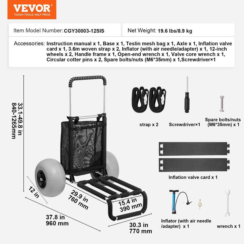 VEVOR Capacity Hand Truck Dolly