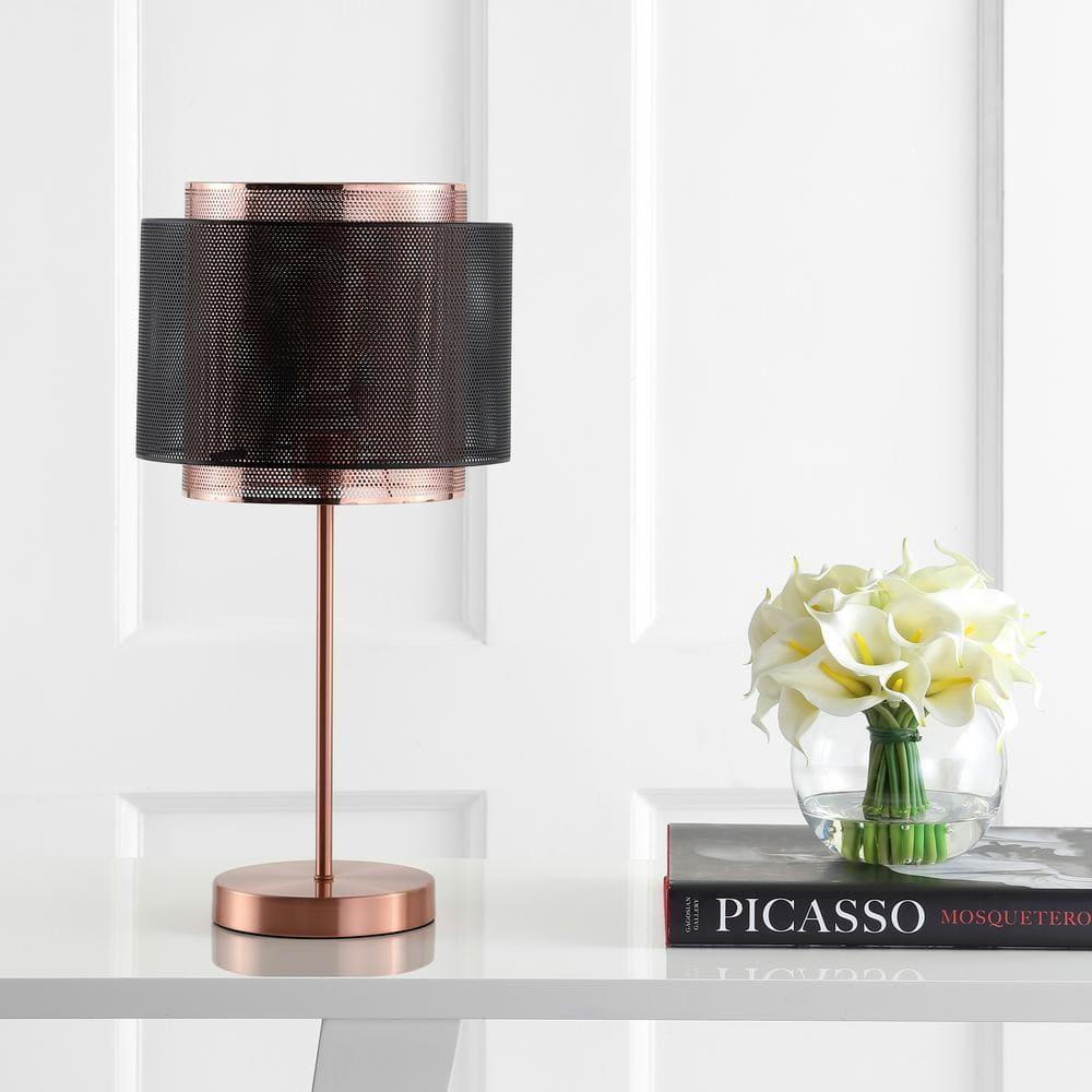 Jonathan Y Lighting Jyl6106 Tribeca 1 Light 20" Tall Led Table Lamp - Copper