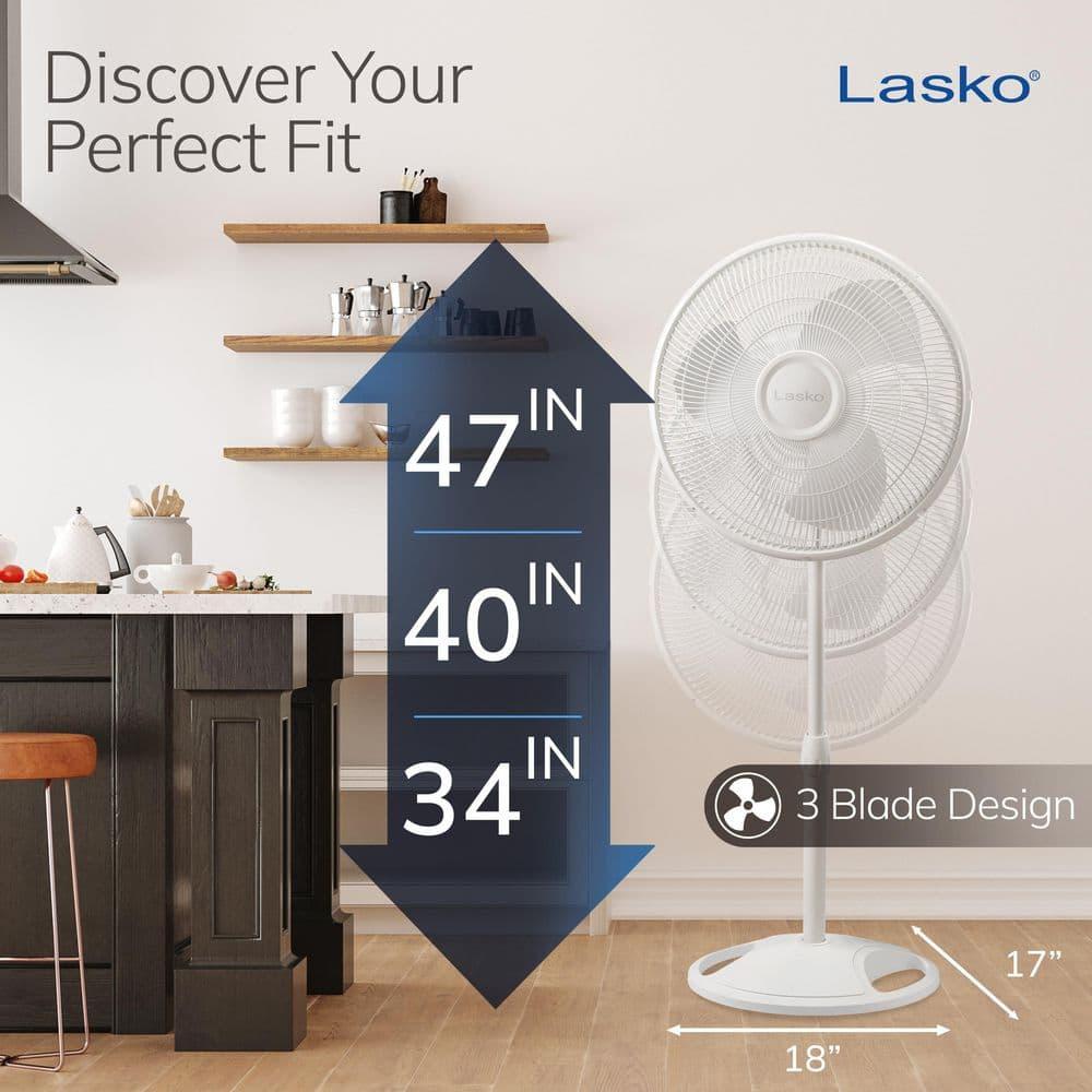 Lasko 16" Oscillating Standing Fan
