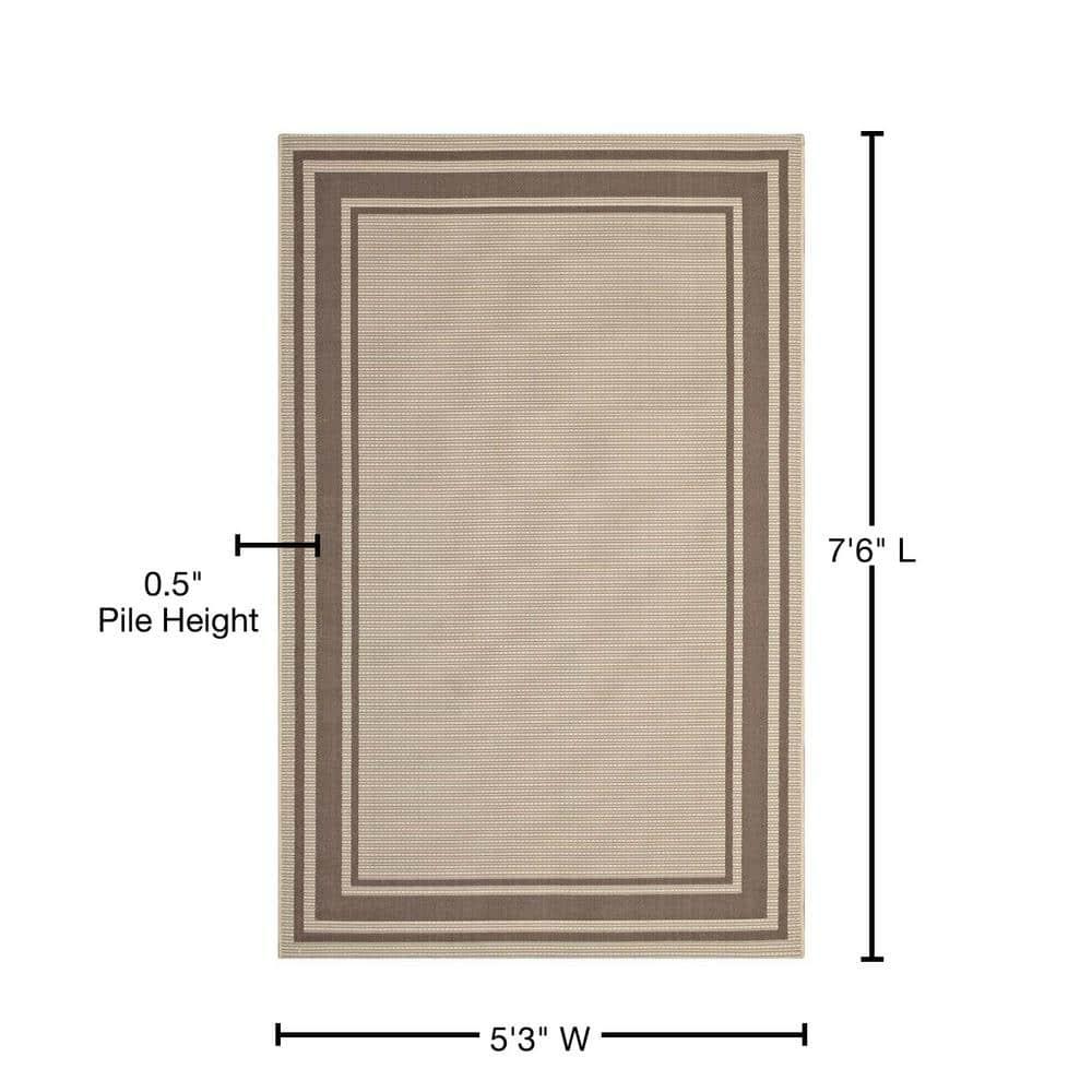 Rim Geometric Indoor / Outdoor Rug