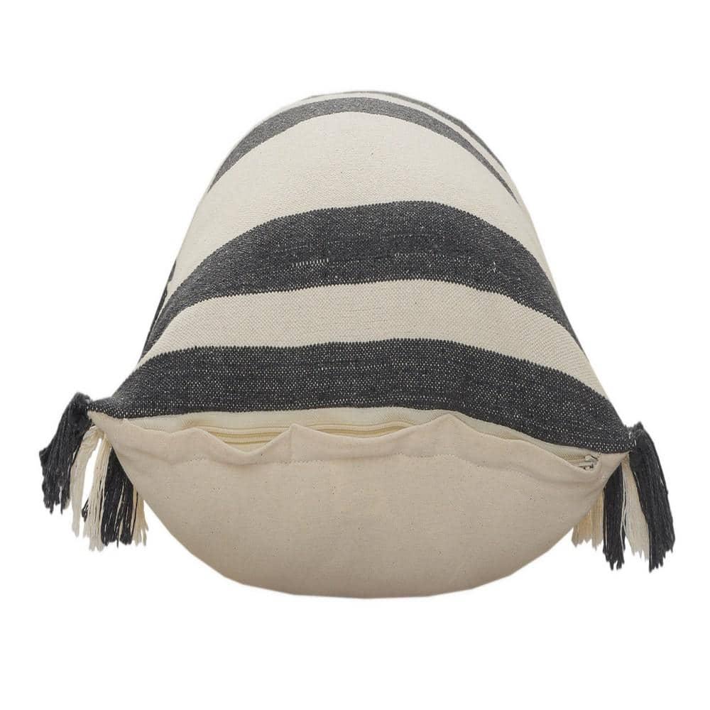Rajani Home Roznick Fringed Cotton Throw Pillow