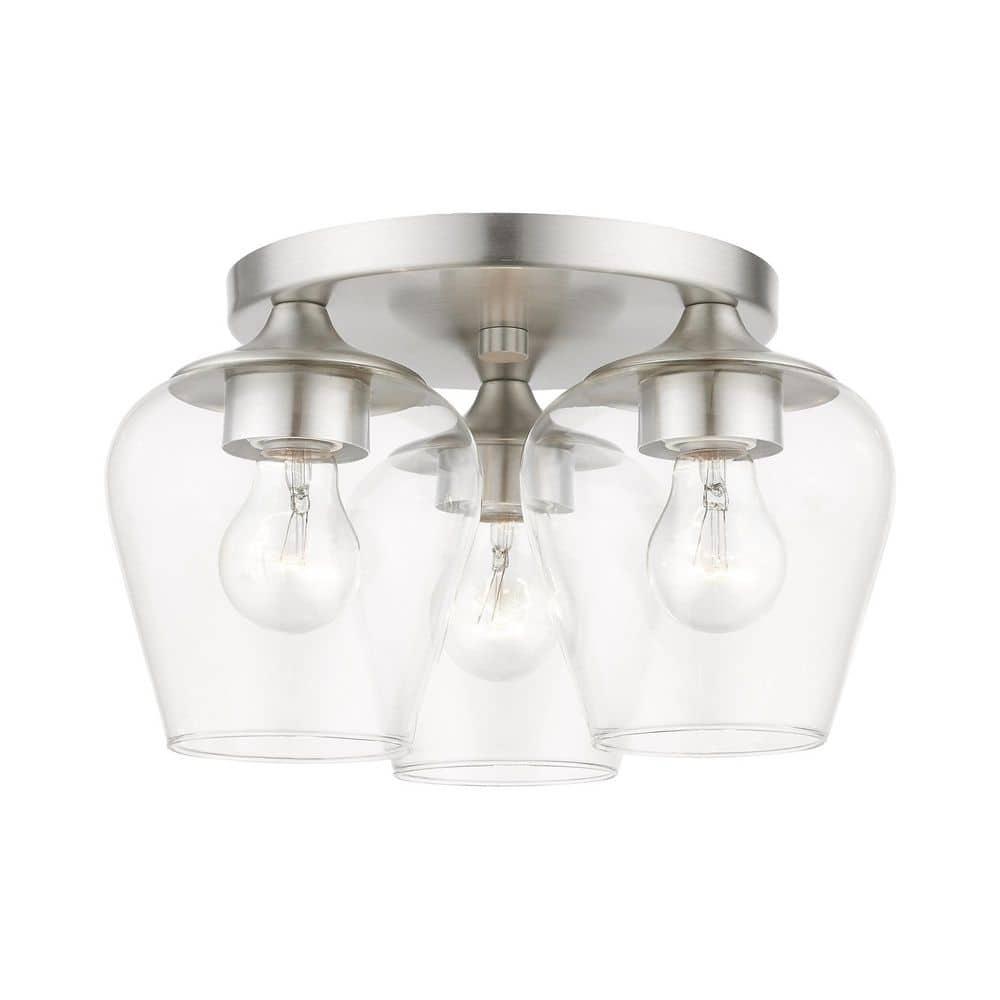 Willa Arlo™ Interiors Chrisha Orizaba 3-Light 13" Flush Mount