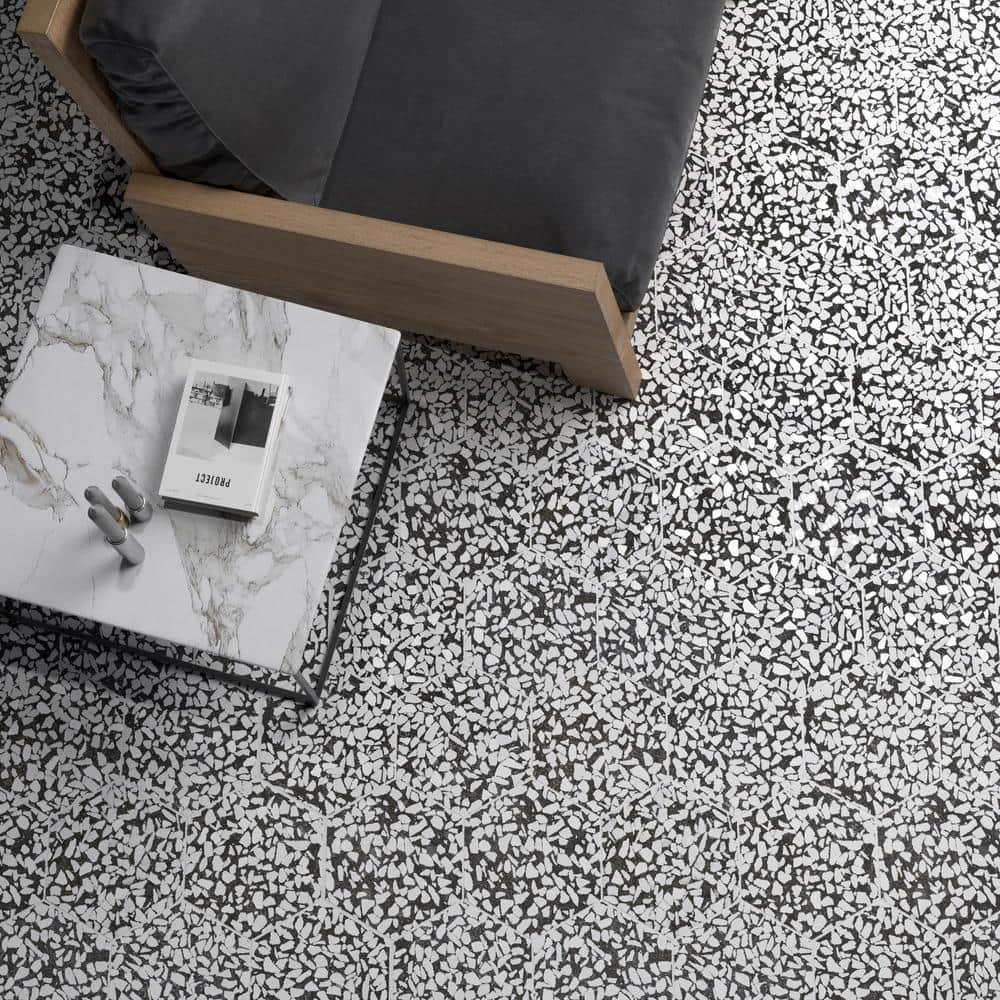 Jurassic Hex 9" Terrazzo Look Porcelain Floor & Wall Tile (8.07 Sq. Ft. / Case)