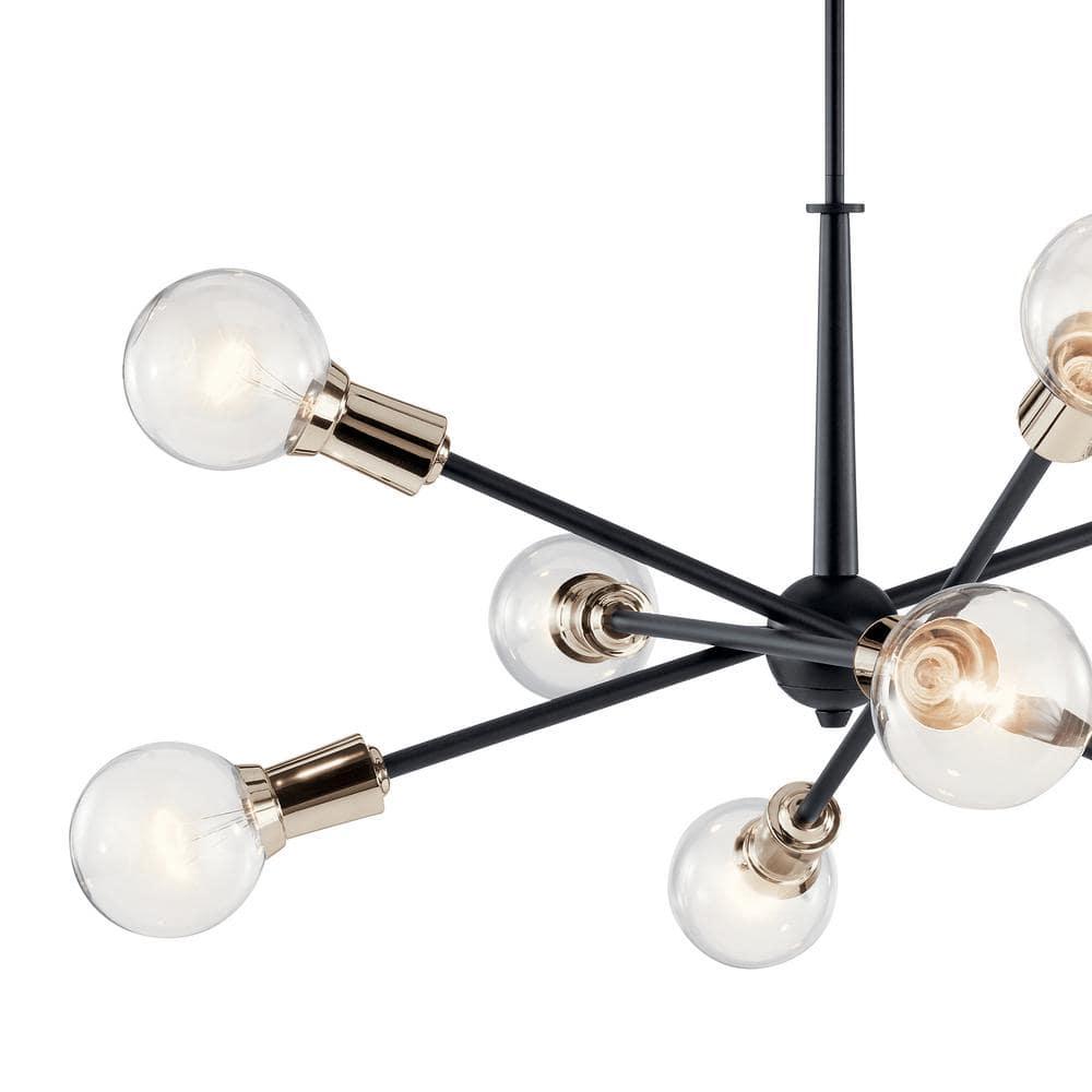 Kichler Lighting Armstrong 8 - Light Chandelier in  Black