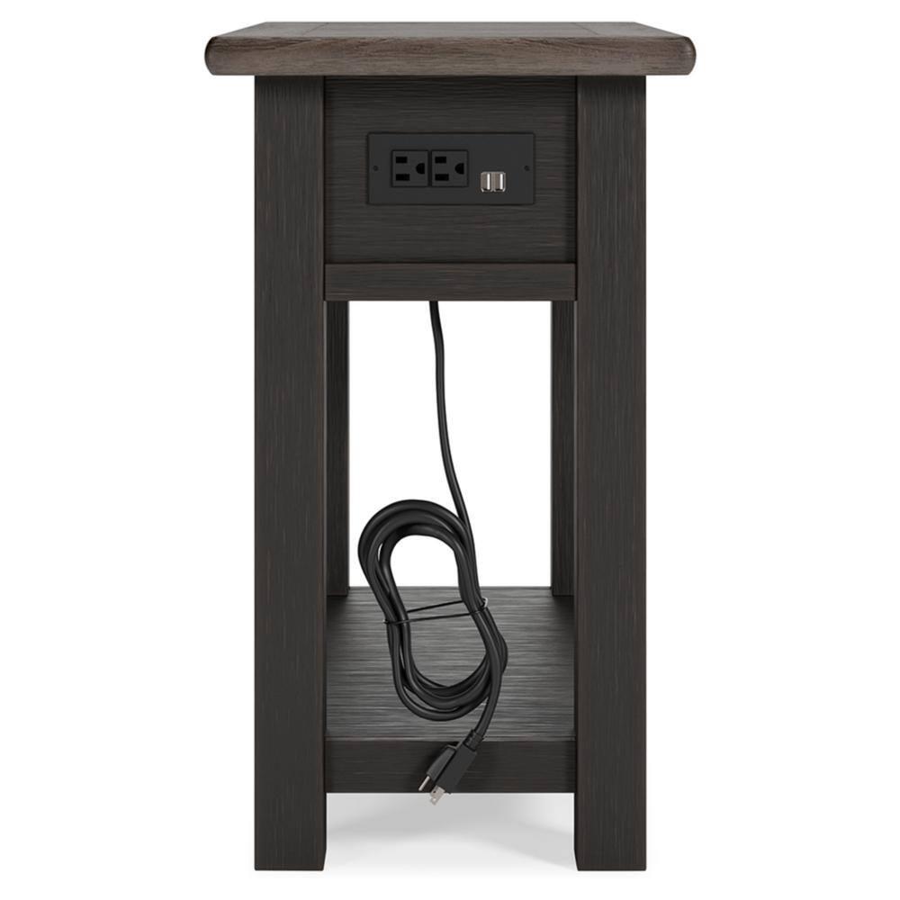 Signature Design by Ashley Casual Tyler Creek Chairside End Table Two-tone