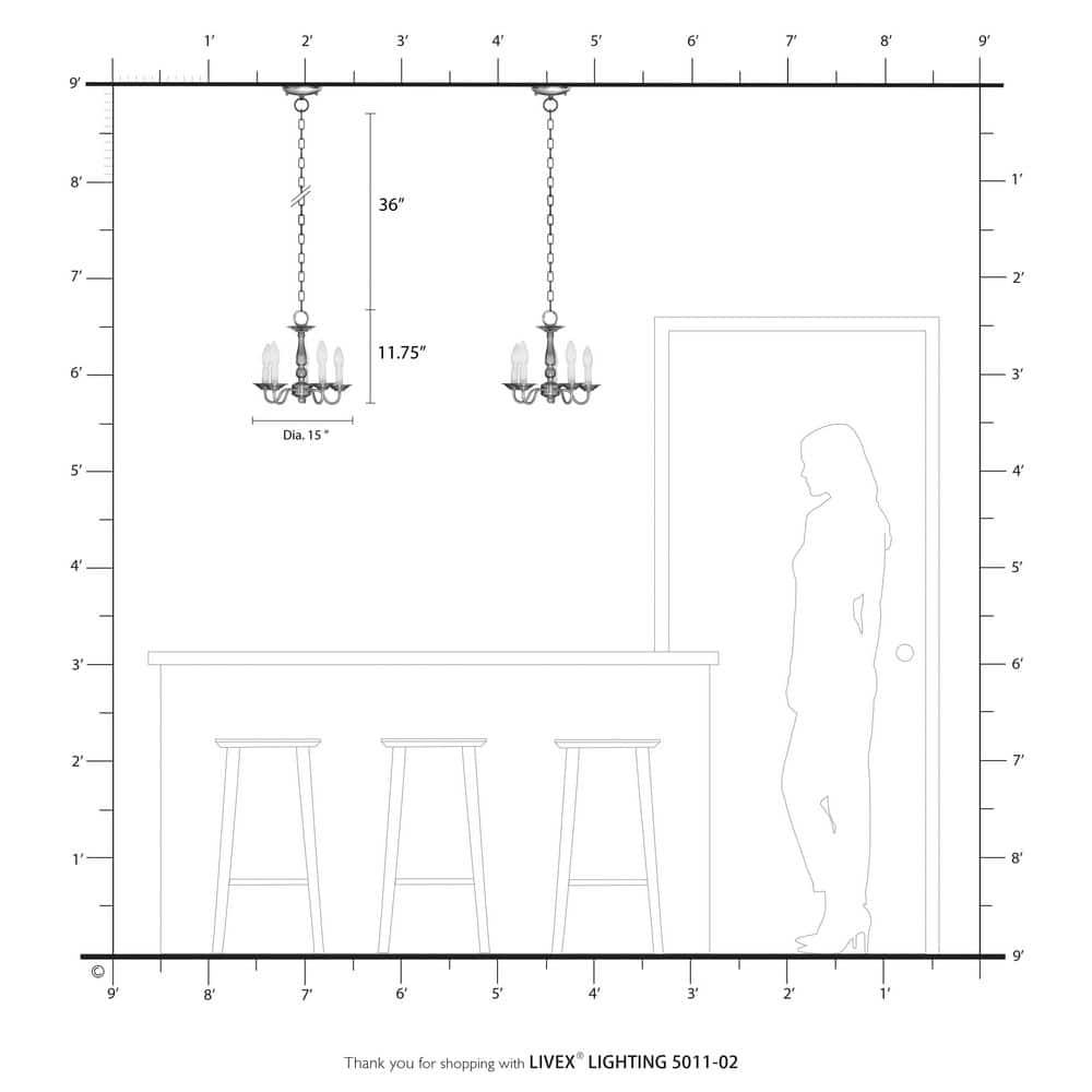 Lighting Lumens 5 - Light Classic / Traditional Chandelier