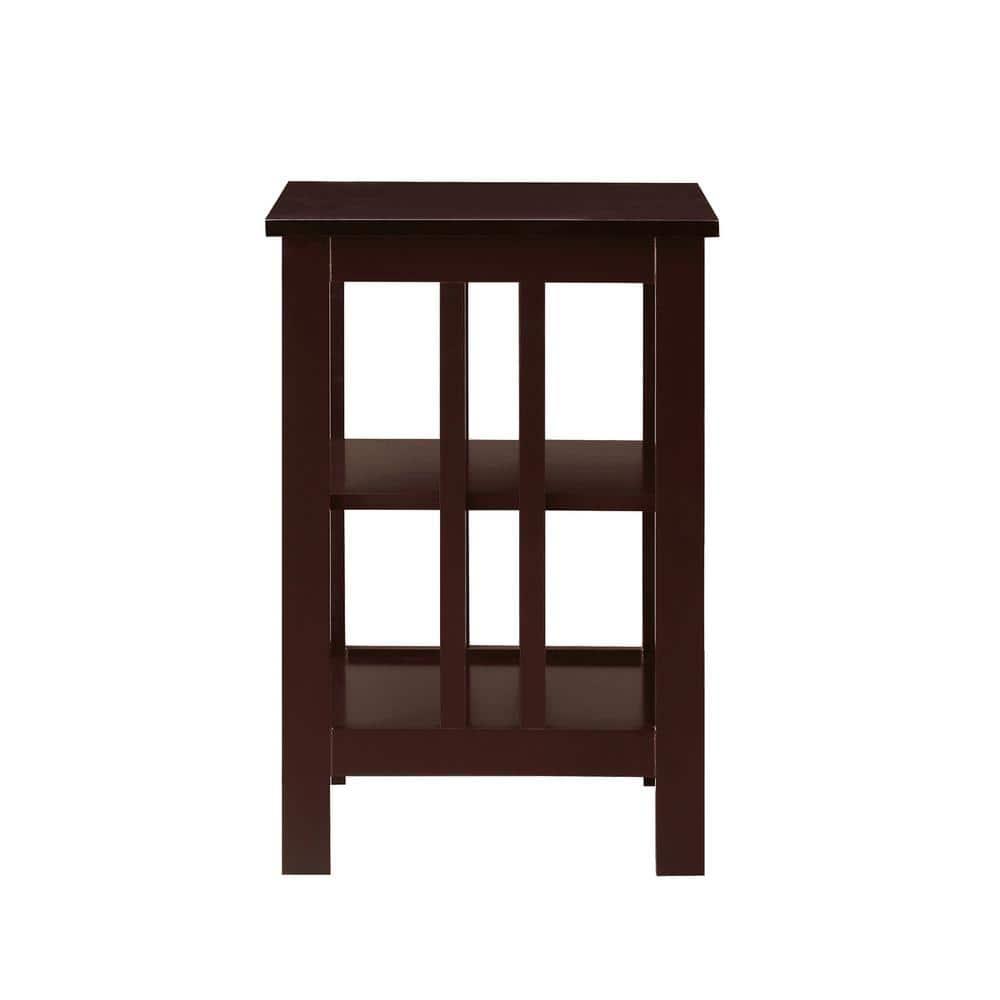Convenience Concepts Mission End Table, Espresso