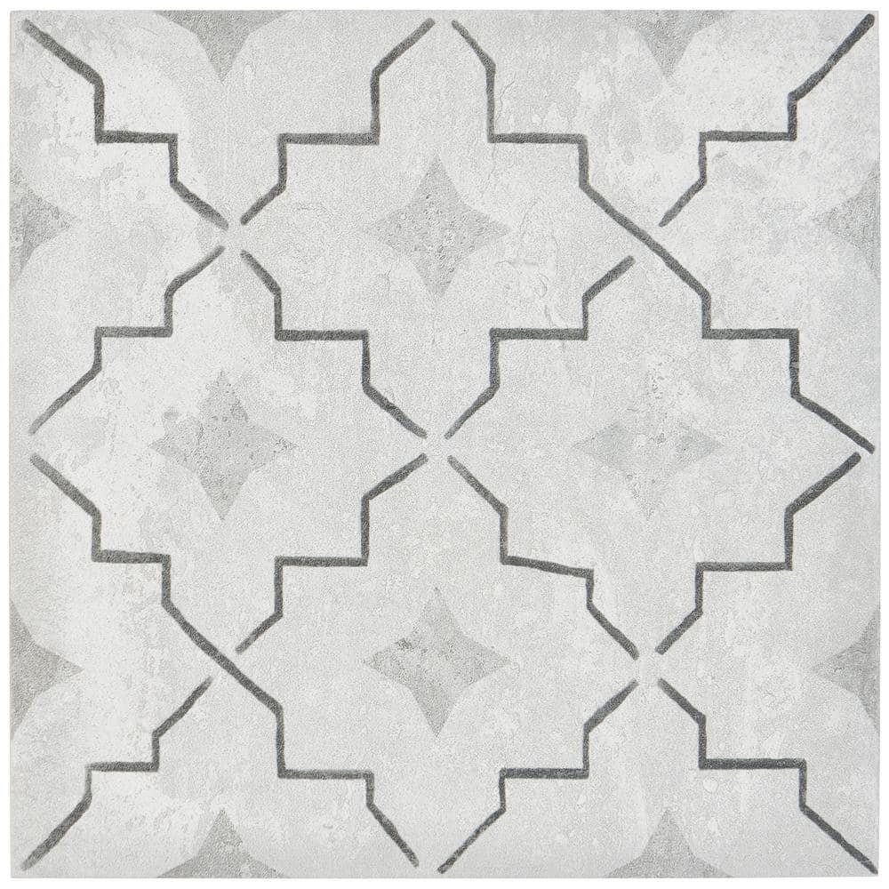 Patras Deco Como 7.87 in. x 7.87 in. Matte Porcelain Floor and Wall Tile (10.76 Sq. Ft. / Case)