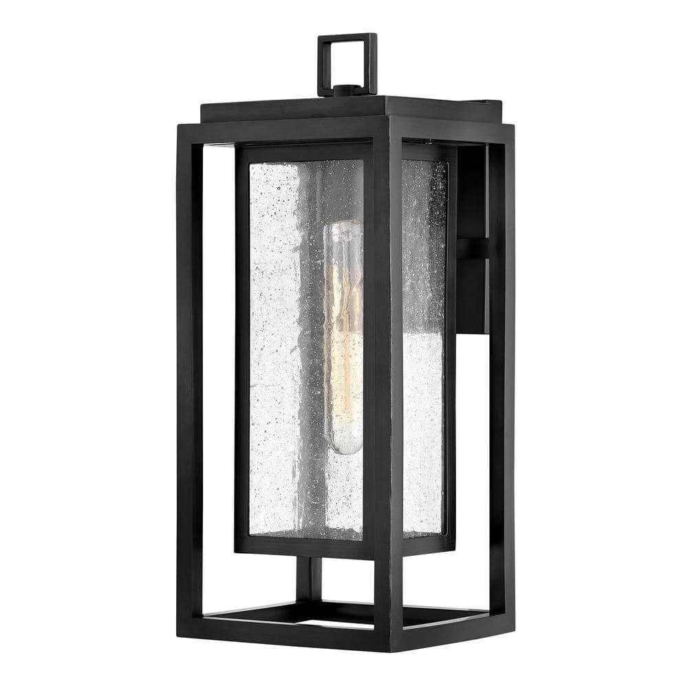 Republic Seeded Glass Outdoor Wall Mount Lantern