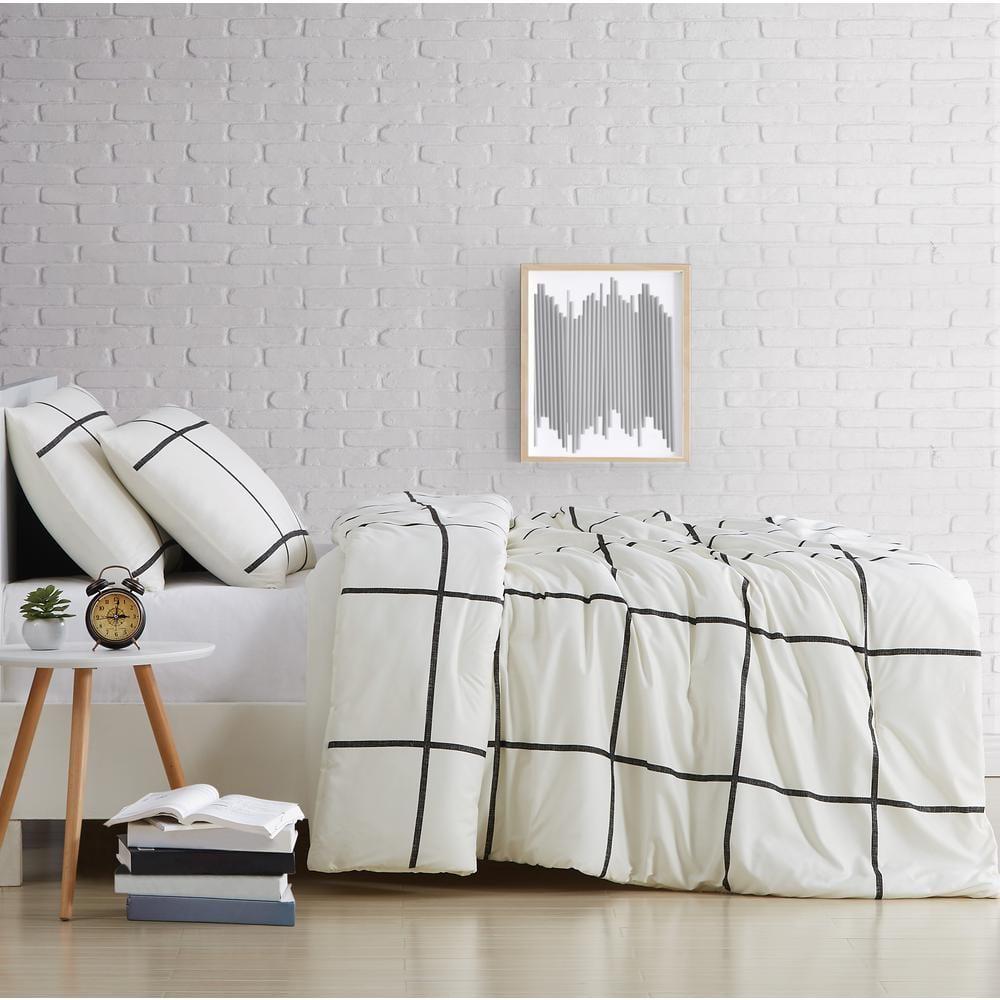 Truly Soft Checkered Comforter Set