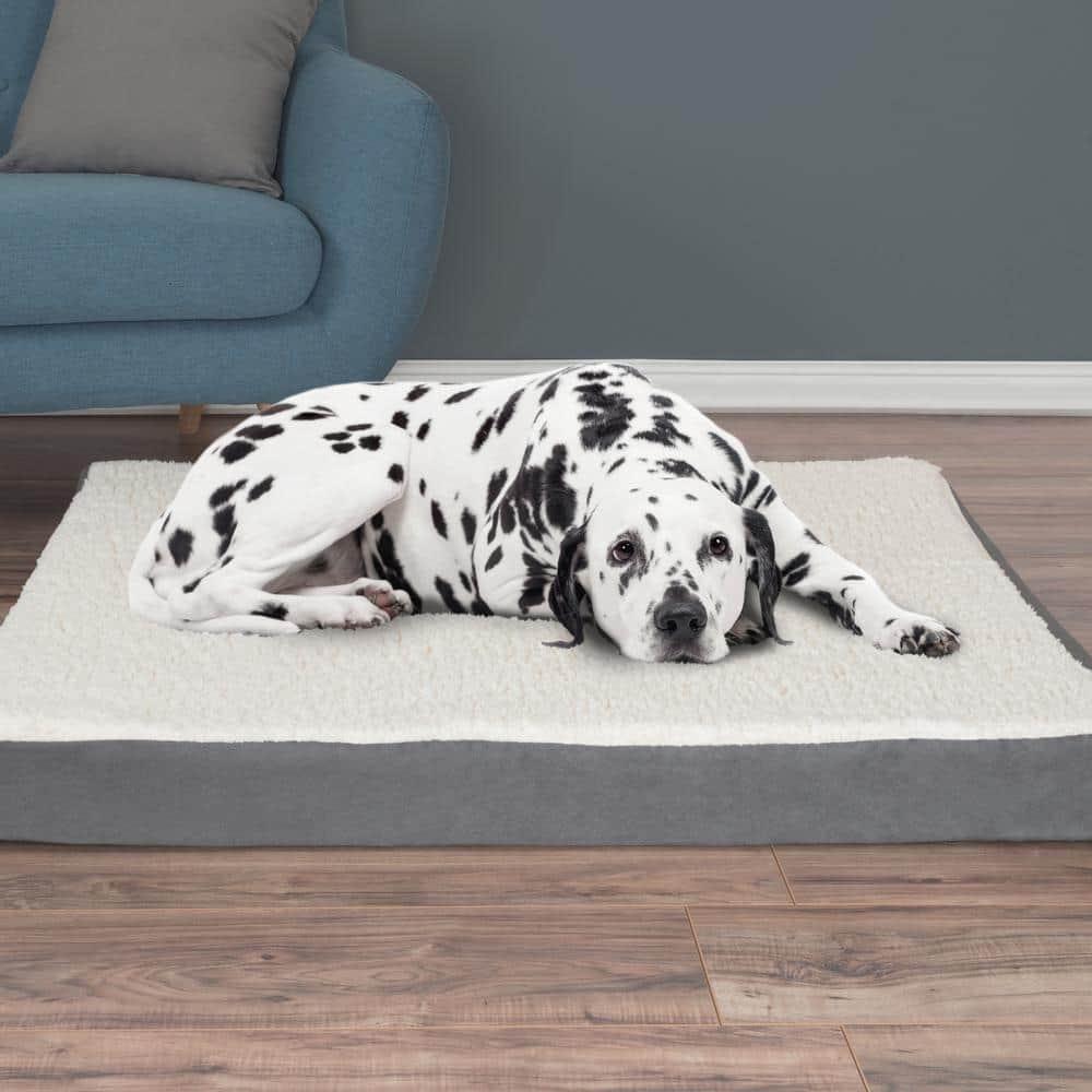 Petmaker PETMAKER Orthopedic Dog Bed - Memory Foam Crate Mat with Machine Washable Cover