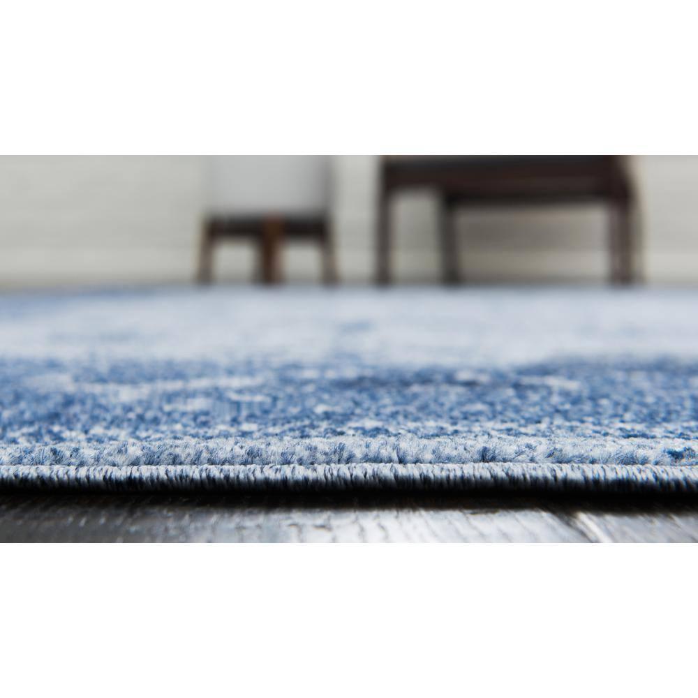 Unique Loom 10' 6 x 16' 5 Blue La Jolla Floral Area Rug
