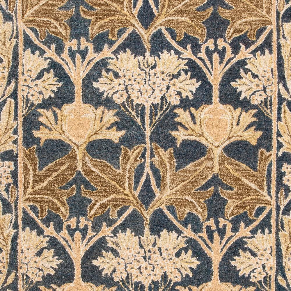 Anatolia AN541 Hand Tufted Indoor Accent Rug - Navy/Sage - 3'x5' - Safavieh