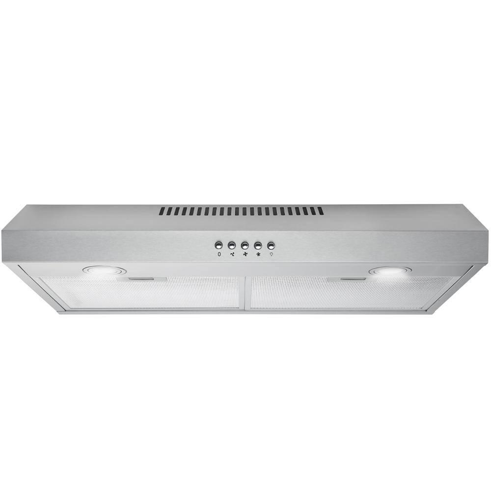 Cavaliere Cavaliere 30" Stainless Steel 200 CFM Ducted (Vented) Under Cabinet Range Hood with Mesh Filter 843012109114