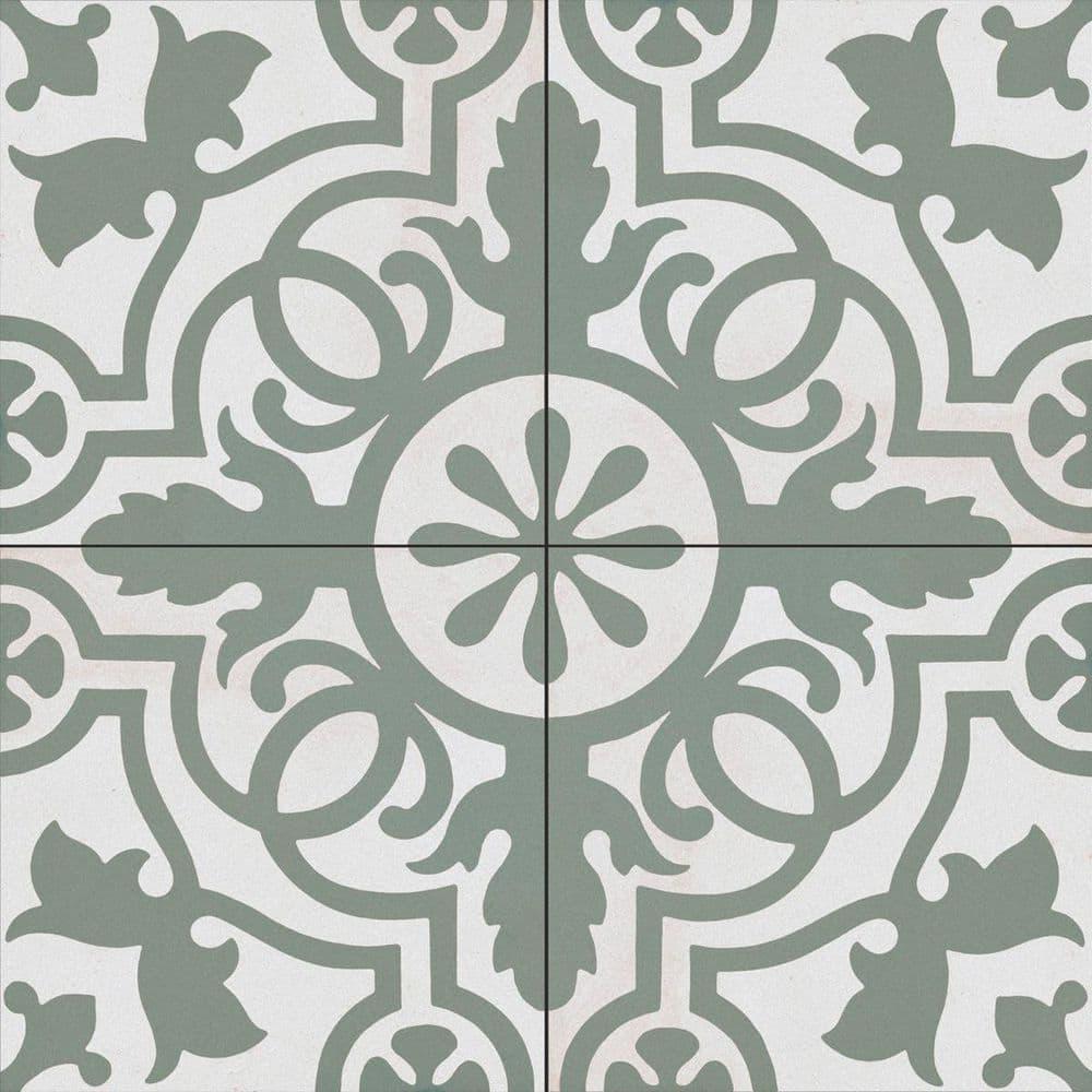 SAMPLE-Bliss 8" x 8" Porcelain Spanish / Moroccan Wall & Floor Tile