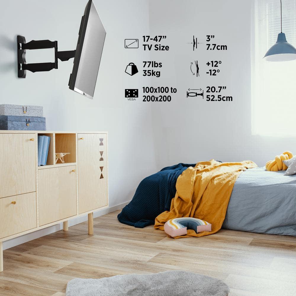 Promounts ProMounts Premium Articulating/Full Motion TV Wall Mount for 17" to 47" TVs up to 77lbs
