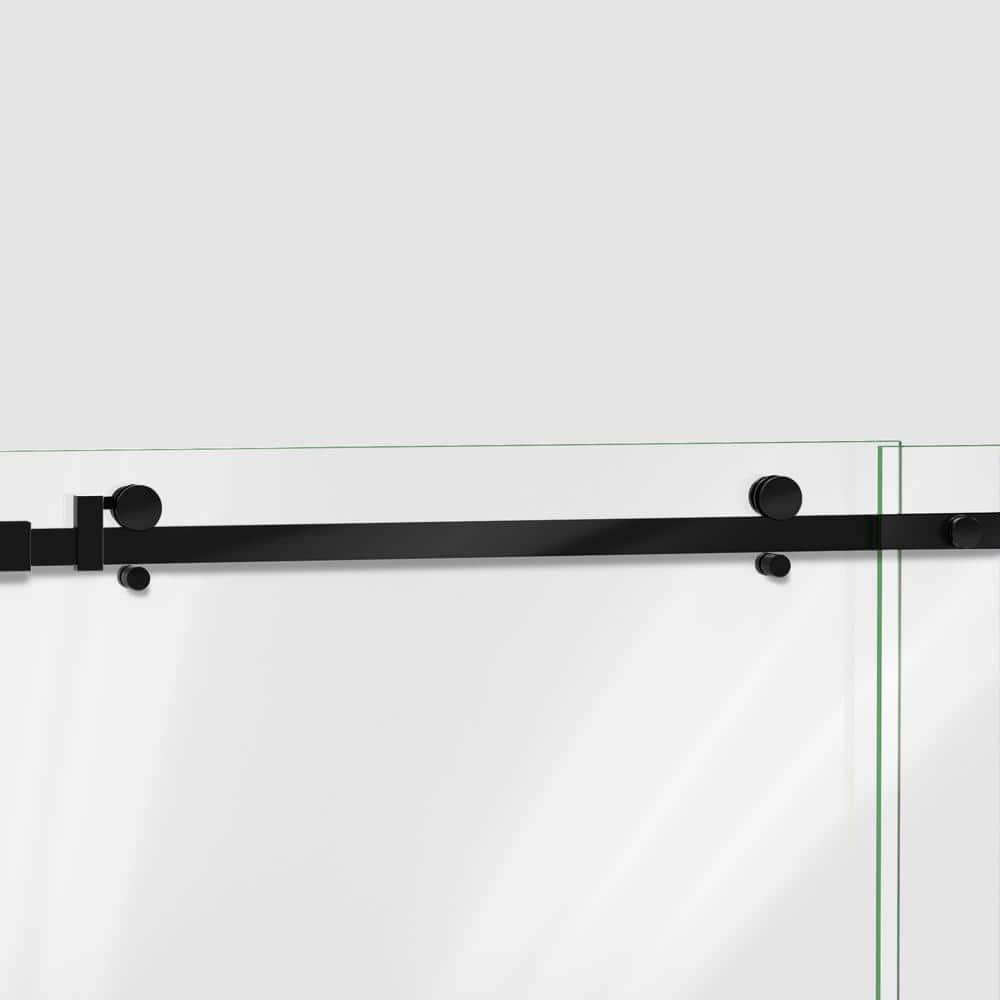 Enigma Air 60.38" W x 34.75" D x76" H Frameless Rectangle Walk In Shower Enclosure