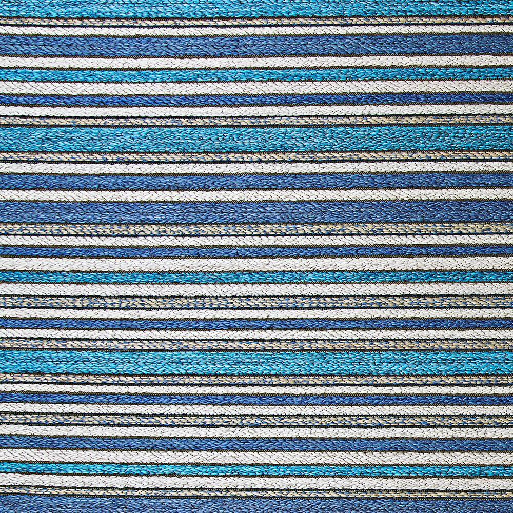 Couristan Cape Brockton Indoor / Outdoor Area Rug, Cobalt-Teal, 2' x 3'7"