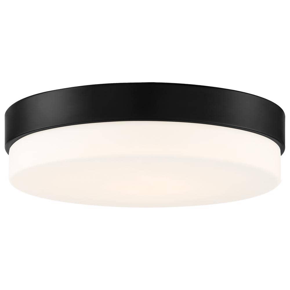 Access Lighting Roma 1 - Light Flush Mount in  Matte Black