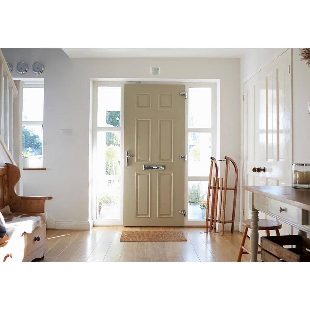 GE Wireless Doorbell Kit, Plug-In, 2 Melodies, 1 Push Button, White, 19298