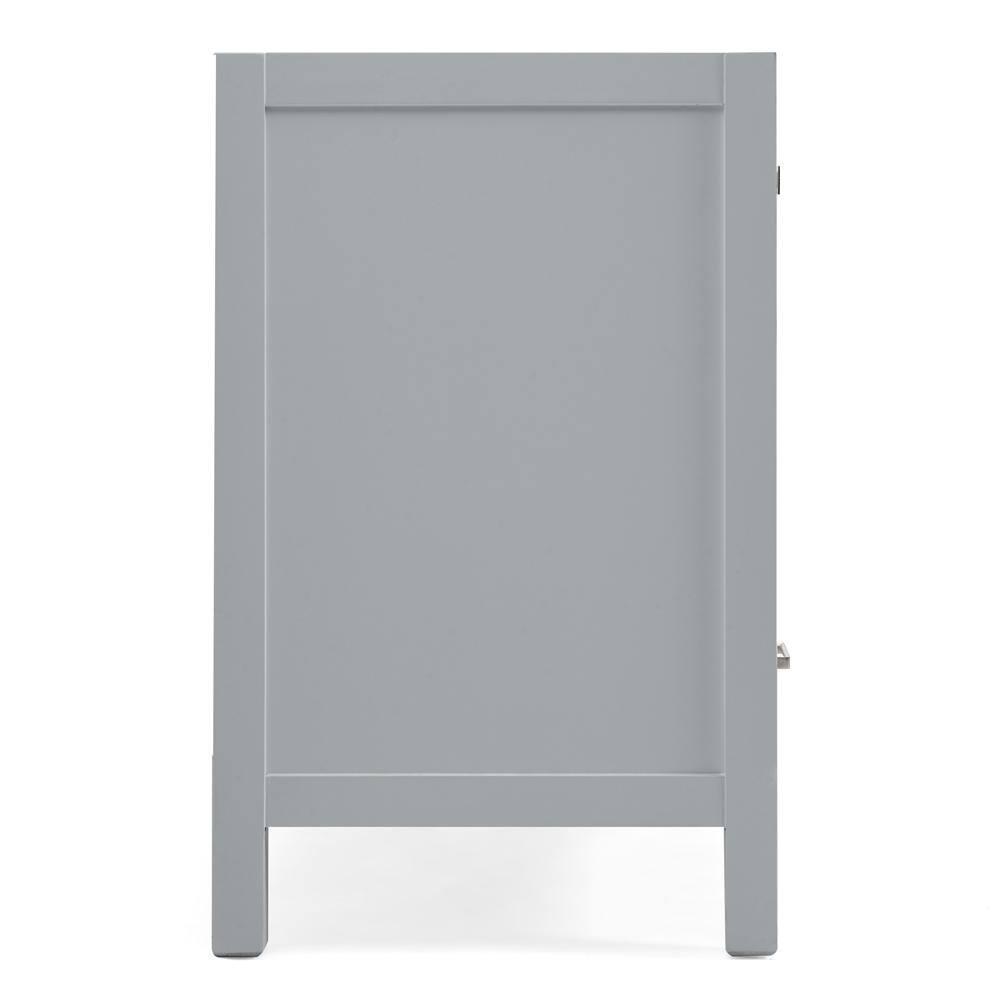 Ariel A061d-Bc Cambridge 60" Double Free Standing Vanity Cabinet Only - Grey