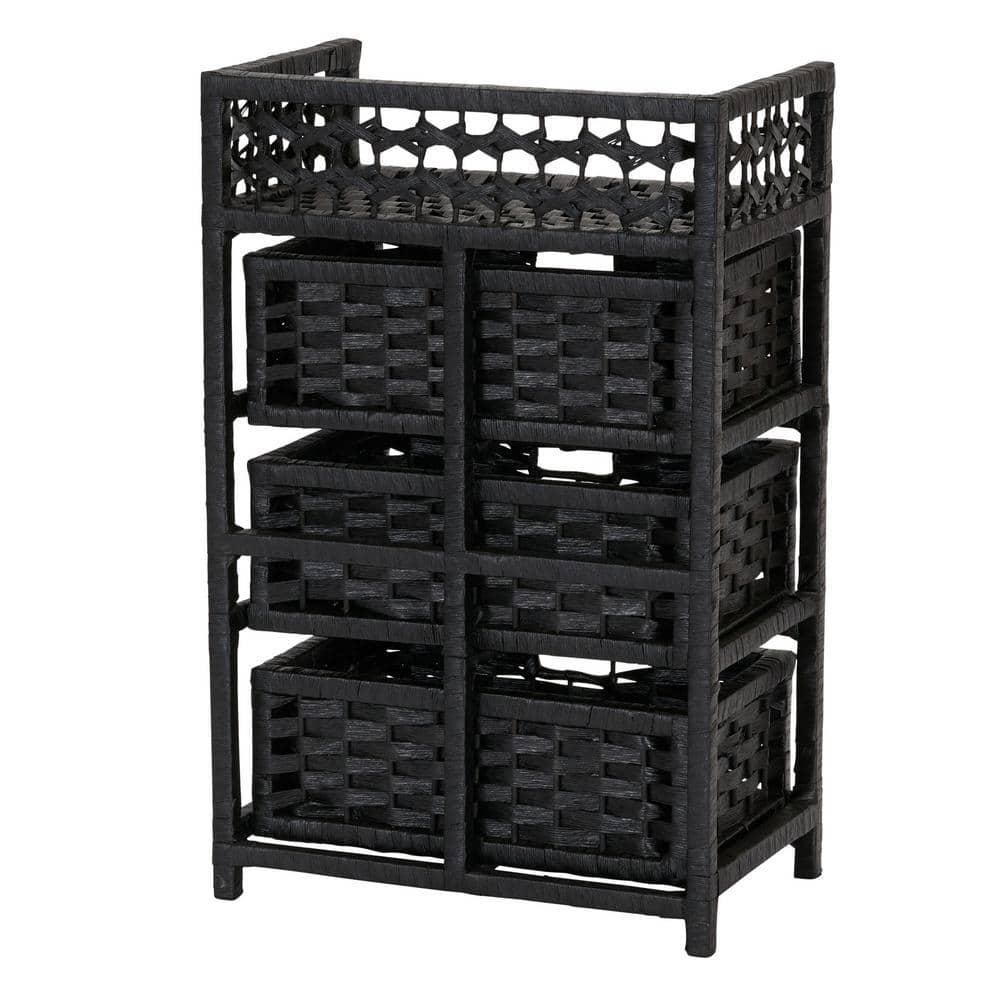 Household Essentials Paper Rope 3-Drawer Chest