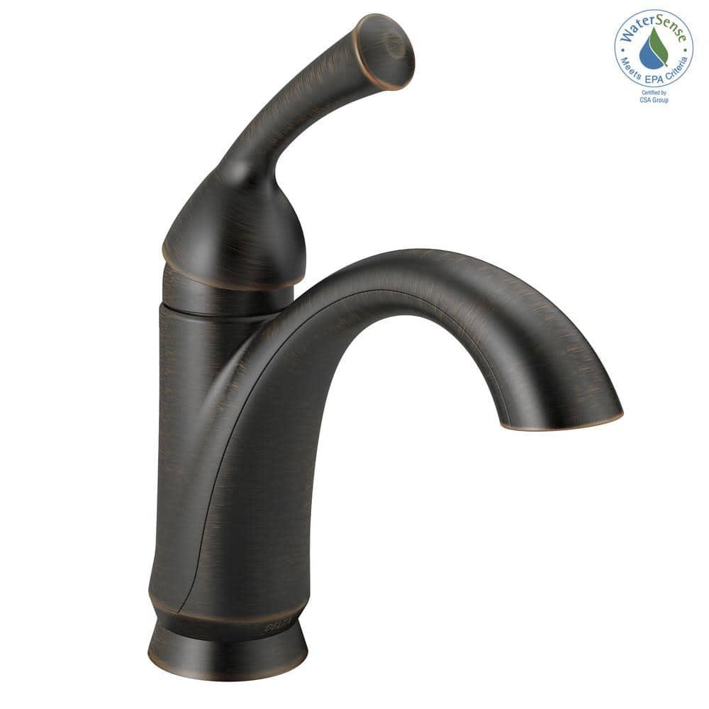 Haywood Single Hole Bathroom Faucet with Drain Assembly, Single Handle Bathroom Sink Faucet