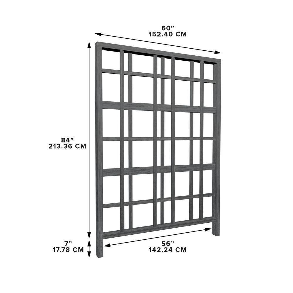 Vita 84'' H x 60'' W Vinyl Lattice Panel Trellis