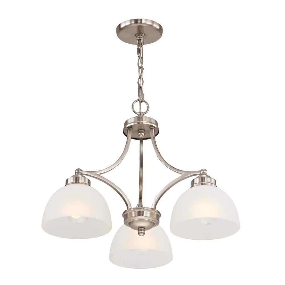 Livex Lighting Somerset 3 - Light Chandelier in  Brushed Nickel