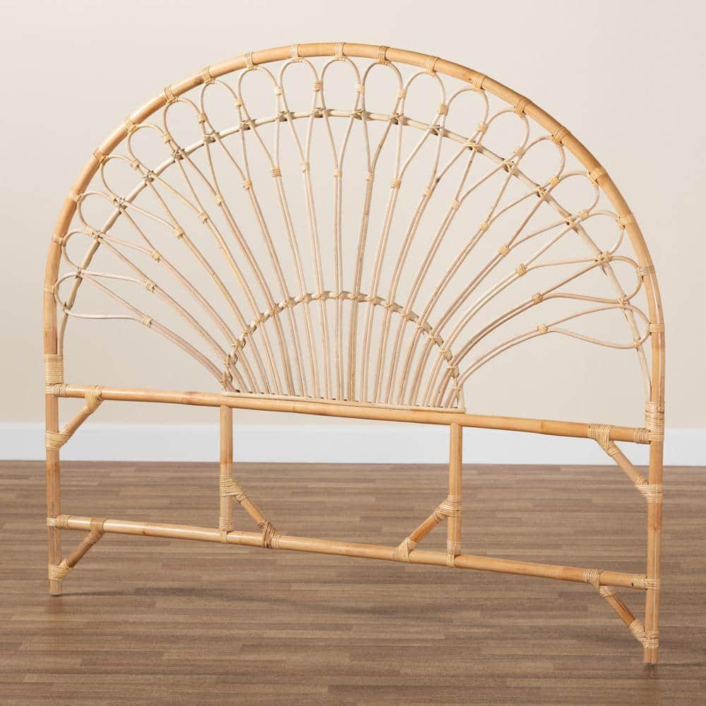 Bayou Breeze Wicker/Rattan Open-Frame Headboard