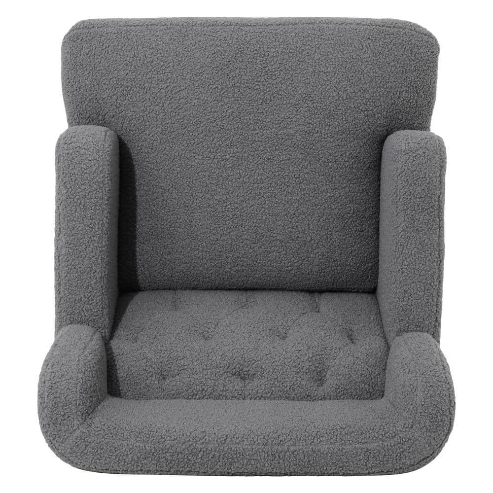 Christopher Knight Home Mantua Fabric Tufted Accent Chairs,Dark Gray
