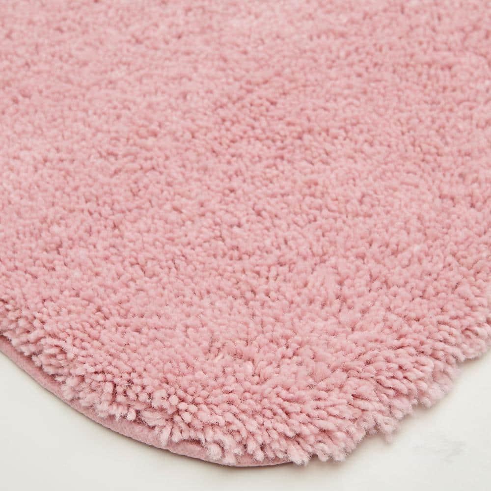 Mohawk Home Pure Perfection Nylon Bath Rug Scatter, Rose Pink 1'5" x 2'