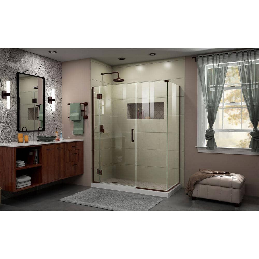 DreamLine Unidoor-X 58.5 in. W x 30.38 in. D x 72 in. H Hinged Shower Enclosure E13022530-06