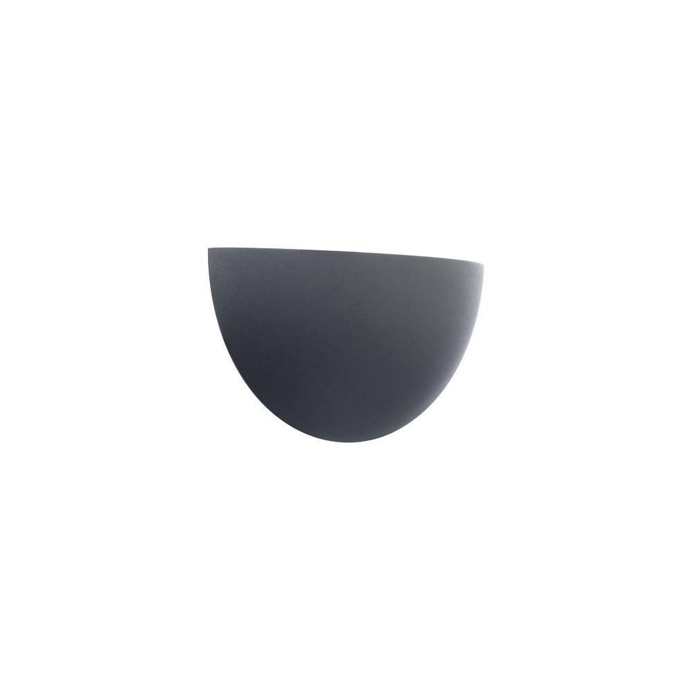WAC Lighting Collette 10" 1-Light LED 3-CCT 2700K Aluminum Wall Sconce in Black