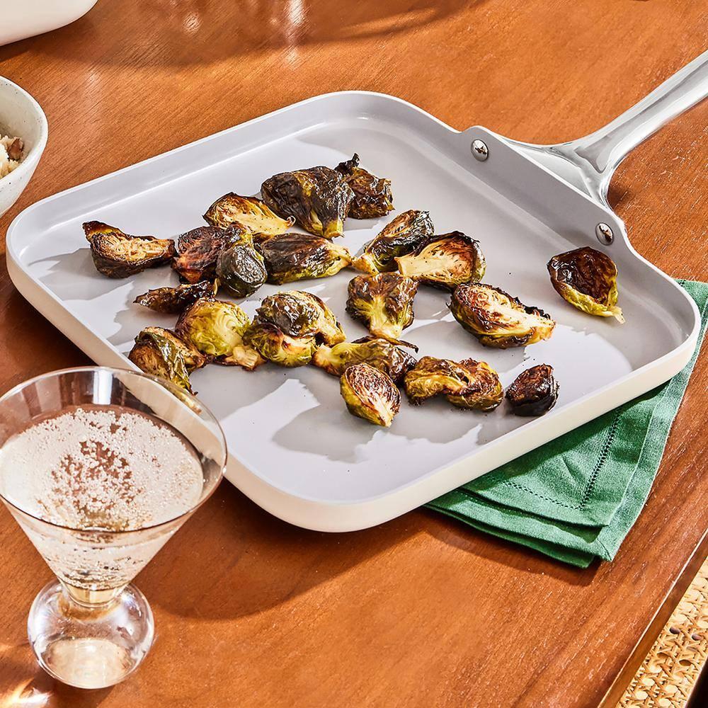 Caraway ® Grey Ceramic Non-Stick Square Griddle